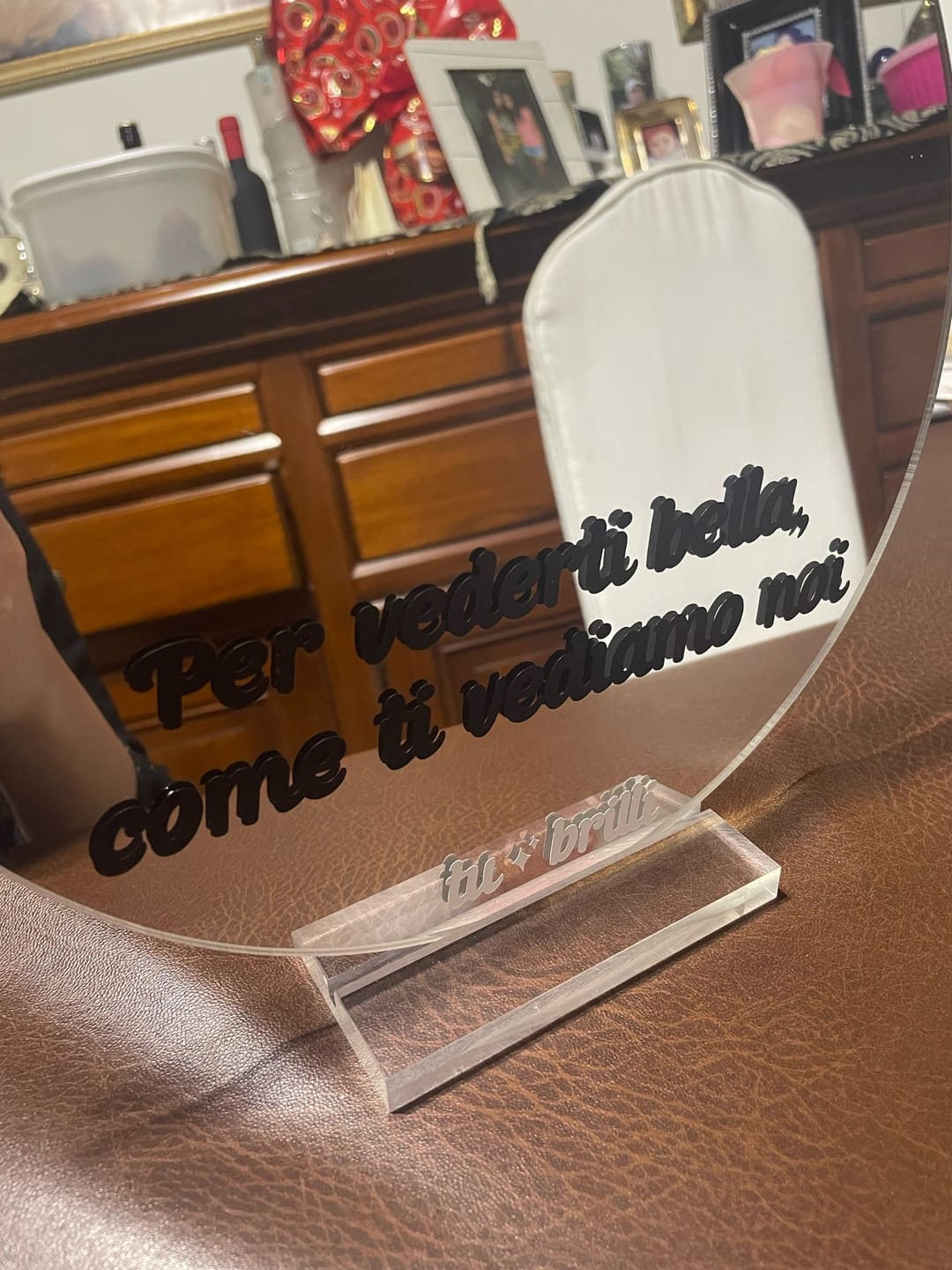 Customer photo review of PERSONALIZZATO  | Sparkle Mirror