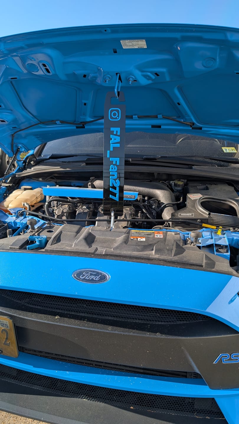 Customer photo review of Custom Universal Bonnet Props (4D Acrylic)