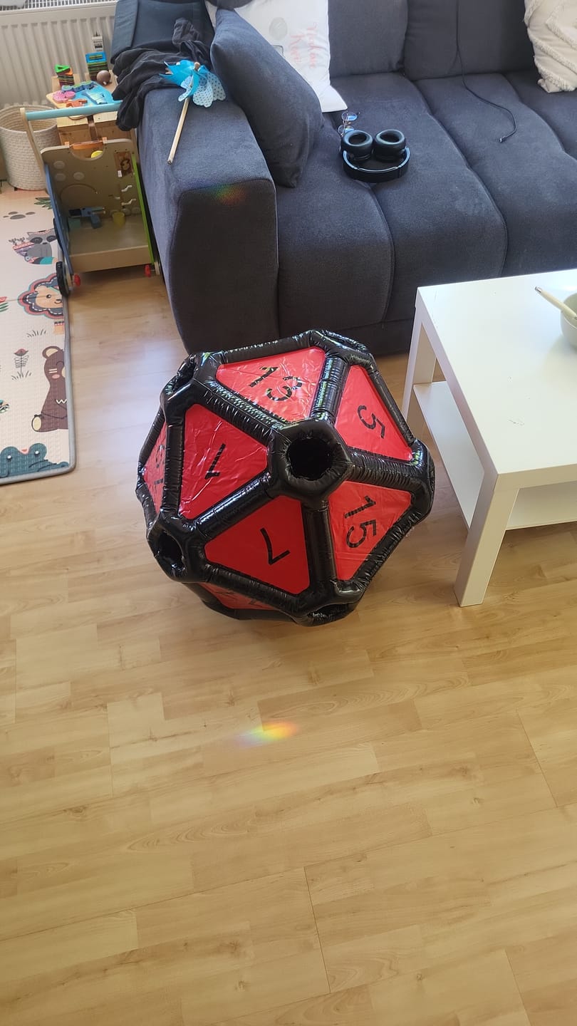Customer photo review of XXXL D20 Würfel, 60 cm Durchmesser