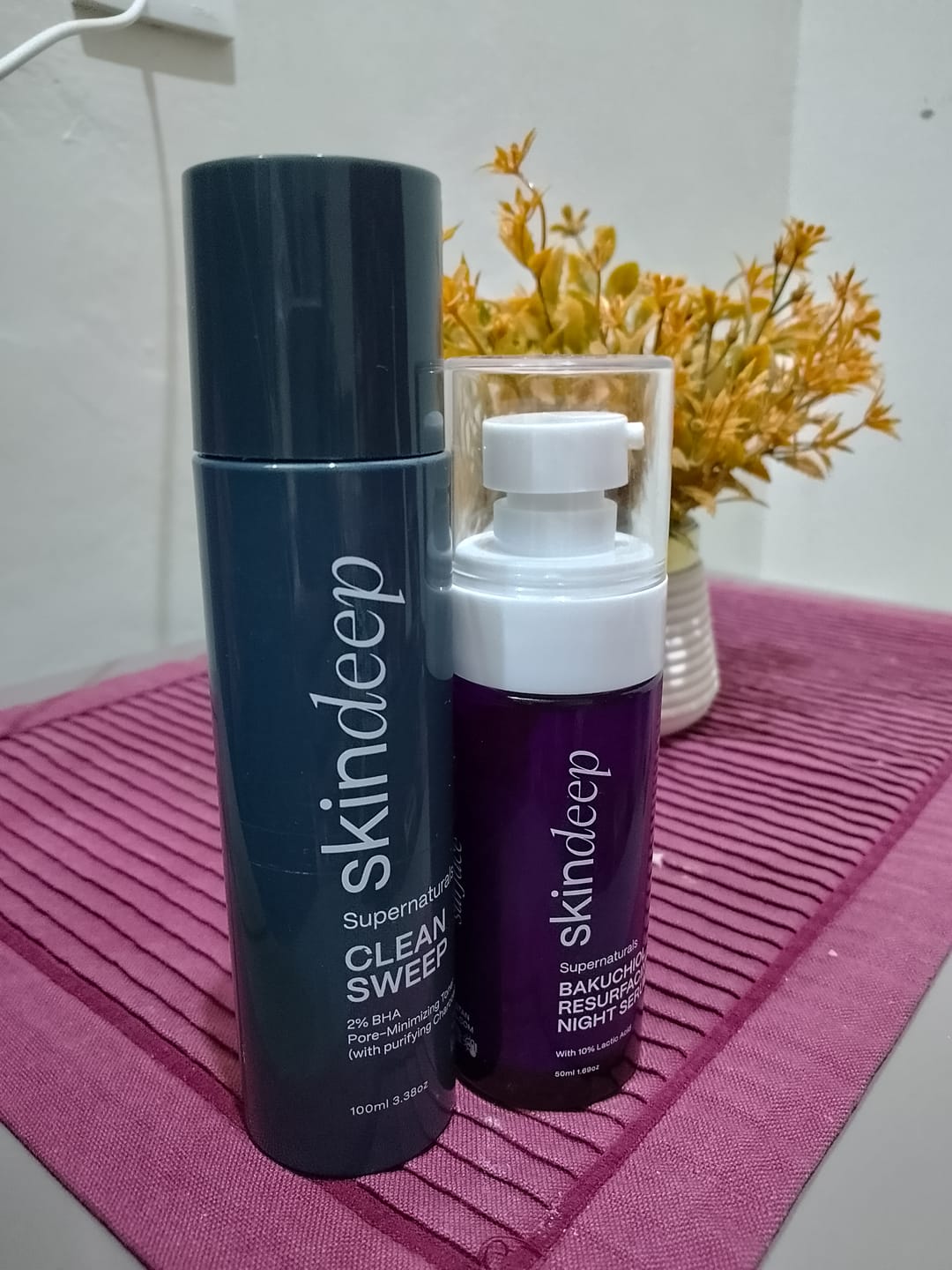 Customer photo review of CLEAN SWEEP - 2% BHA Pore-Minimizing Toner (w/ purifying Charcoal)