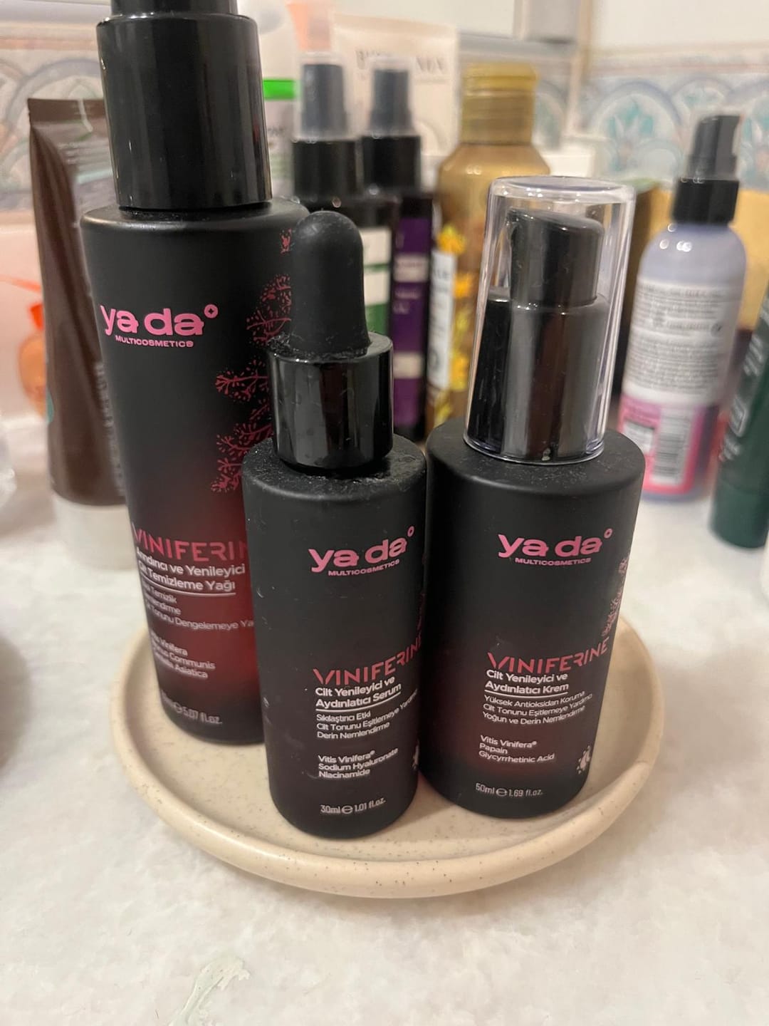 Customer photo review of Viniferine Arındırıcı ve Yenileyici Cilt Temizleme Yağı