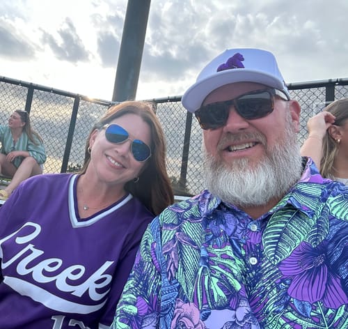 Customer photo review of Grape Ape Hat