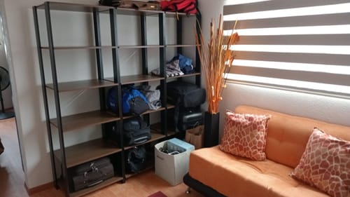 Customer photo review of Estante Librero 177cm Marrón/Negro