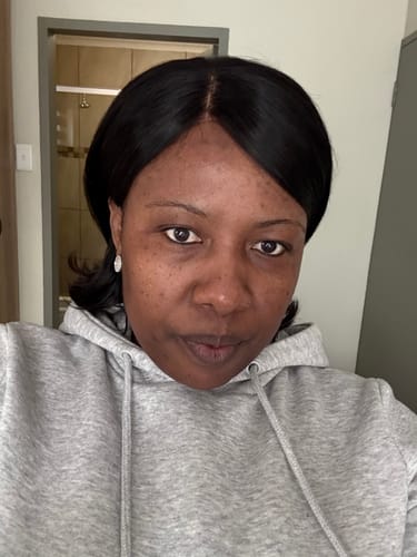 Customer photo review of Brazilian BLUSH 10A Bob Lace Wig - 12"
