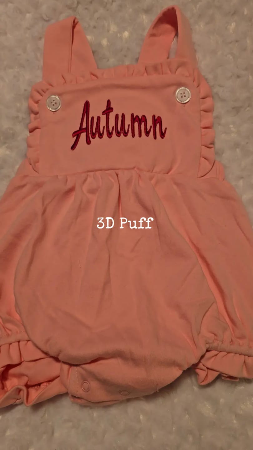 Customer photo review of Ruffle Vintage Bubble Romper