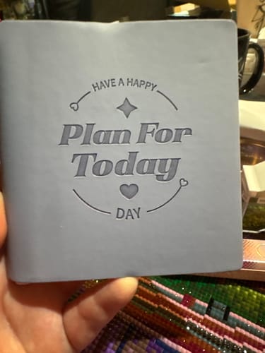 Customer photo review of Plan For Today Square Pocket Planner + Pen