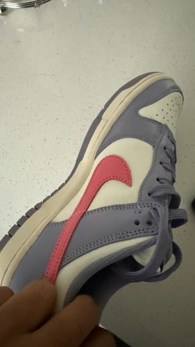 Customer photo review of Nike Dunk Low Indigo Haze (Women's)