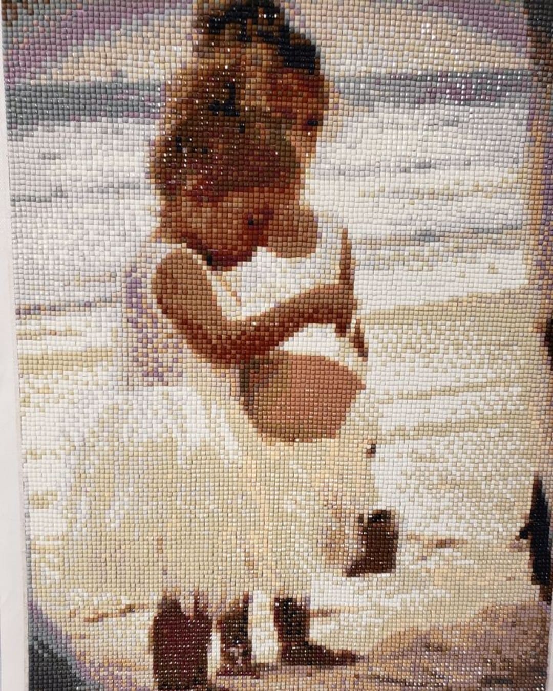 Customer photo review of DIAMOND PAINTING MED DIT EGET FOTO