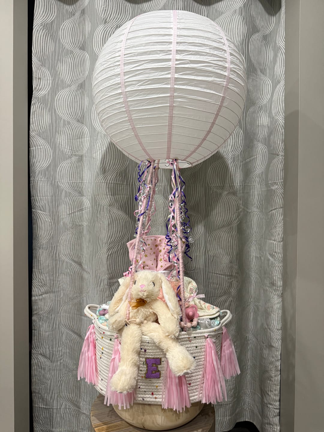 Customer photo review of 20" Beige / Ivory Round Paper Lantern, Crisscross Ribbing, Chinese Hanging Wedding & Party Decoration