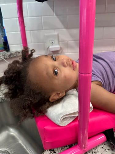 Customer photo review of Shampoo Mat® Deluxe