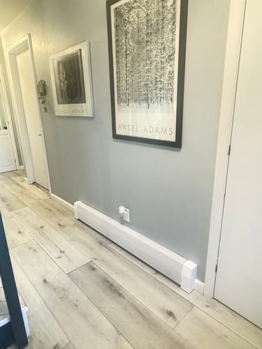 Customer photo review of STANDARD 7 1/2" Height - WHITE Cover Kit - 2 CLOSED Endcaps