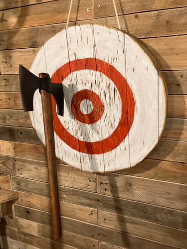 Customer photo review of Double Bit Viking Axe - Trollkors