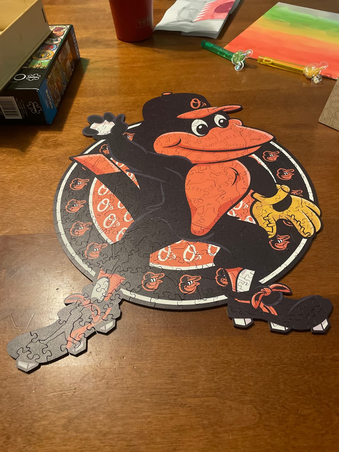 Customer photo review of Baltimore Orioles™ Mascot - Wooden Puzzle