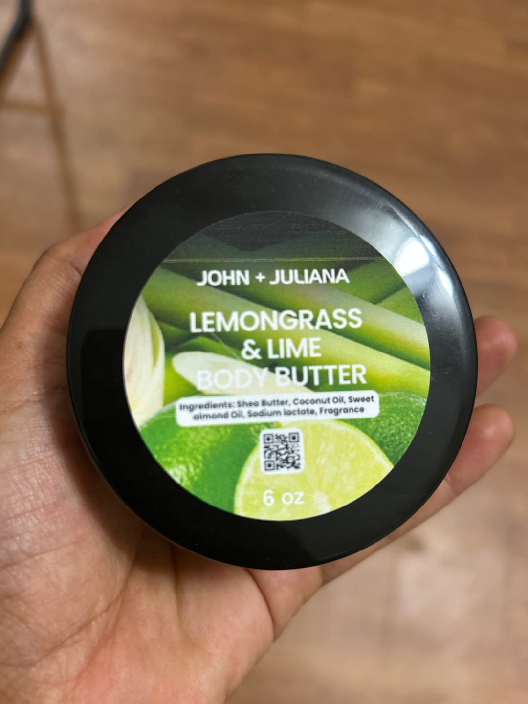 Customer photo review of J+J Body Butter | Lemongrass & Lime