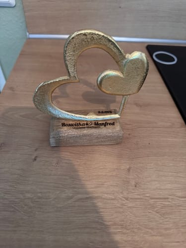 Customer photo review of Herzen 13x11x5 cm personalisiertes Geschenk