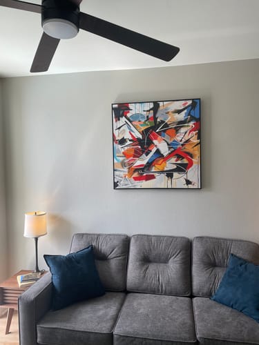 Customer review photo for Abstract Graffiti Art #GA026