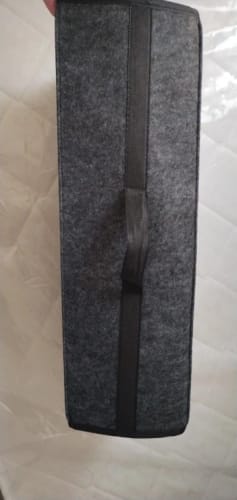 Customer photo review of Delicate Leather Soft Felt Car Bag Organizer Folding Car Storage Box Non Slip Fireproof Car Trunk Organizer, Custom For Your Cars, Car Accessories CC12990