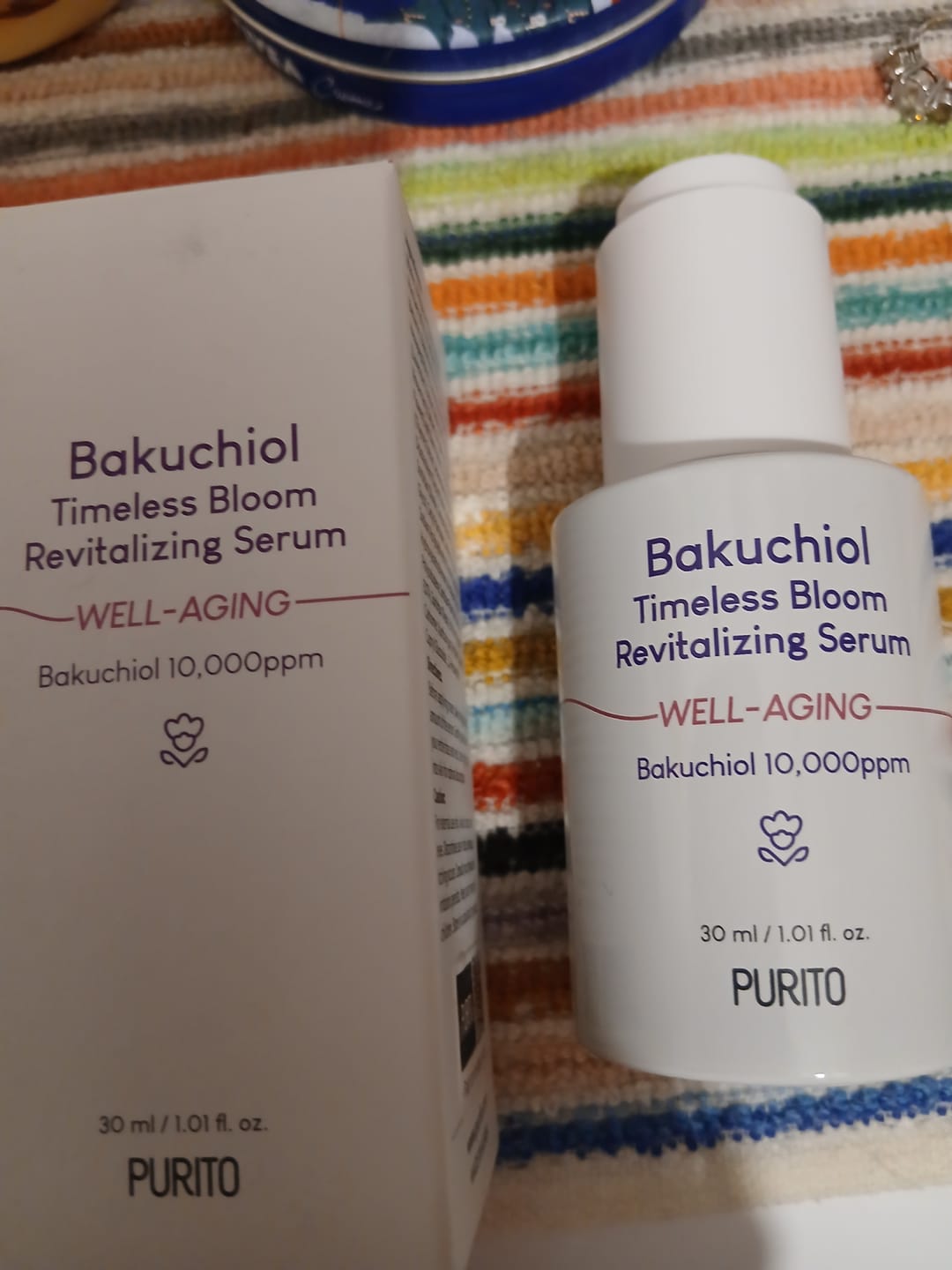 Customer photo review of Pretnovecošanās serums Purito Seoul Timeless Bloom Bakuchiol Serum