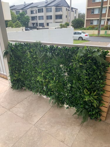 Customer photo review of Luxury Green Sensation Artificial Vertical Garden / Fake Green Wall 1m x 1m UV Resistant