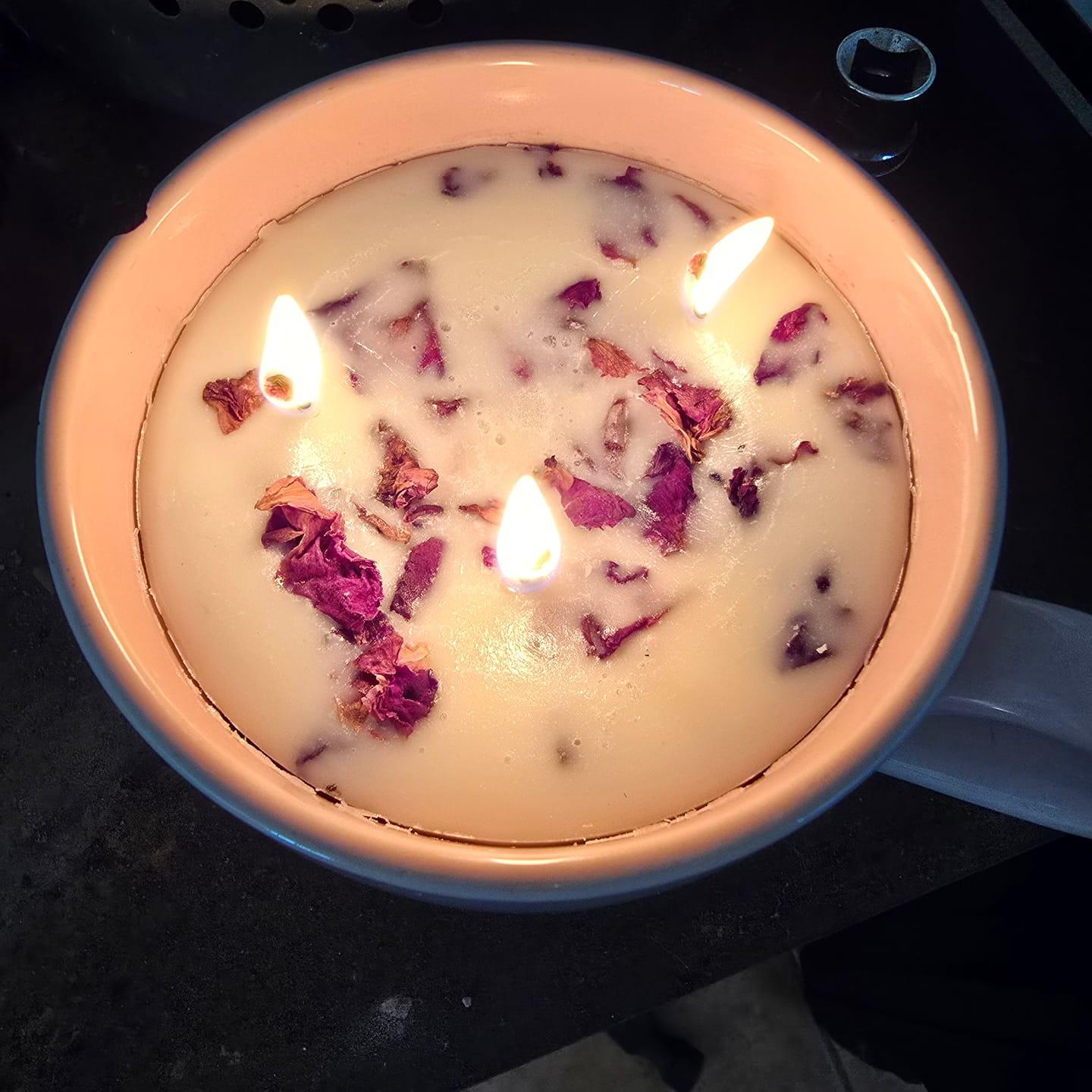Customer photo review of Pillar Soy Blend Wax