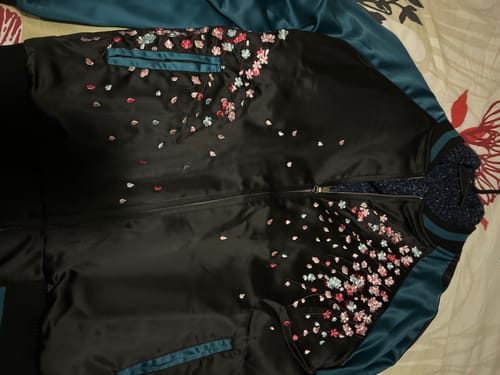 Customer photo review of Koi & Goldfish Sukajan Souvenir Jacket [Reversible]