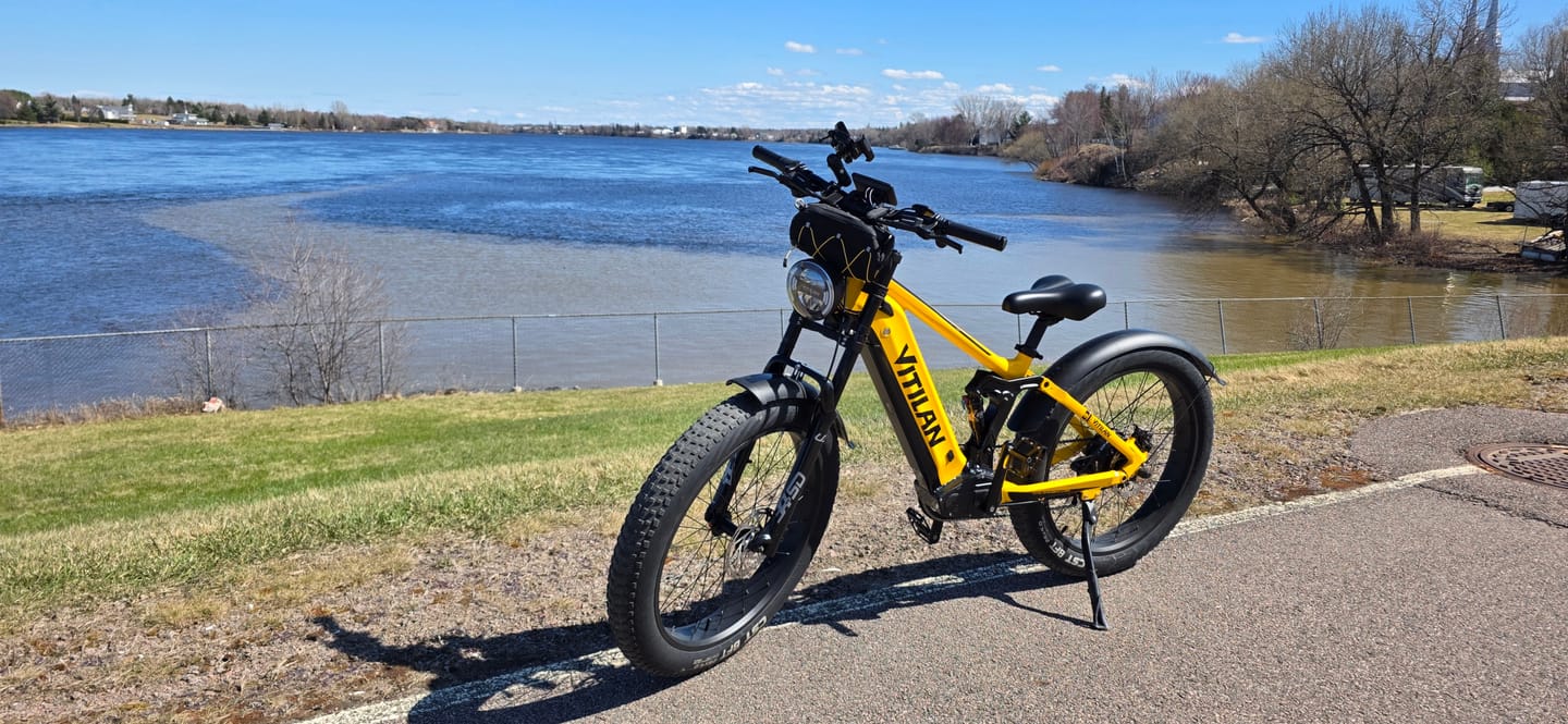 Customer photo review of T7 Full Suspension Mountain E-bike