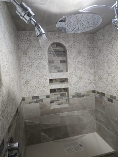 Customer photo review of 2-Handle Valve and Trim with Built-In Diverter