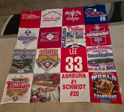 Customer photo review of Classic T-Shirt Blanket