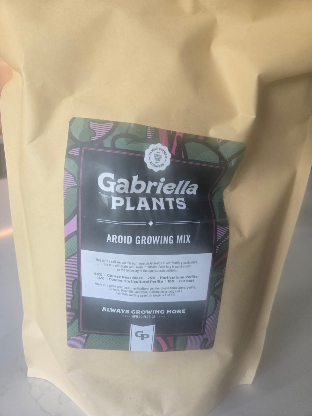 Customer photo review of GP Aroid Substrate Mix