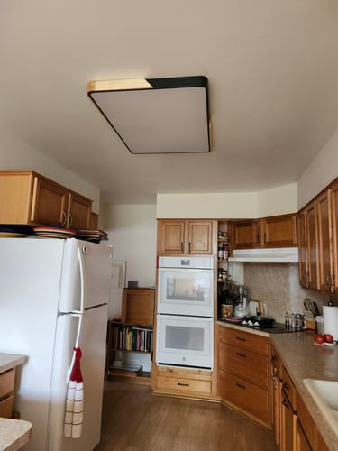 Customer photo review of Rectangle LED Flush Mount Light