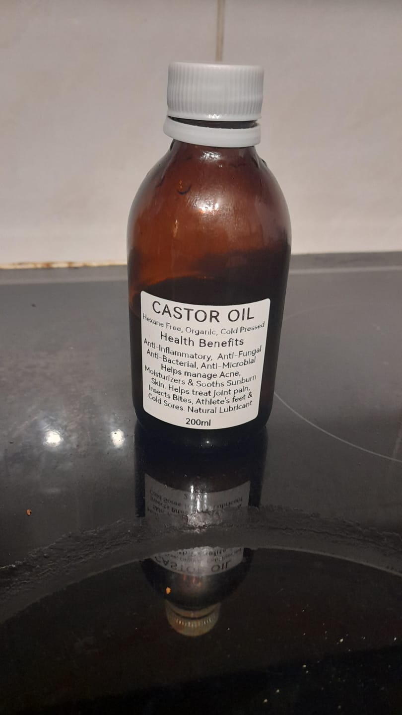 Customer photo review of Pure Castor Oil (Hexane-Free) - Cold-Pressed