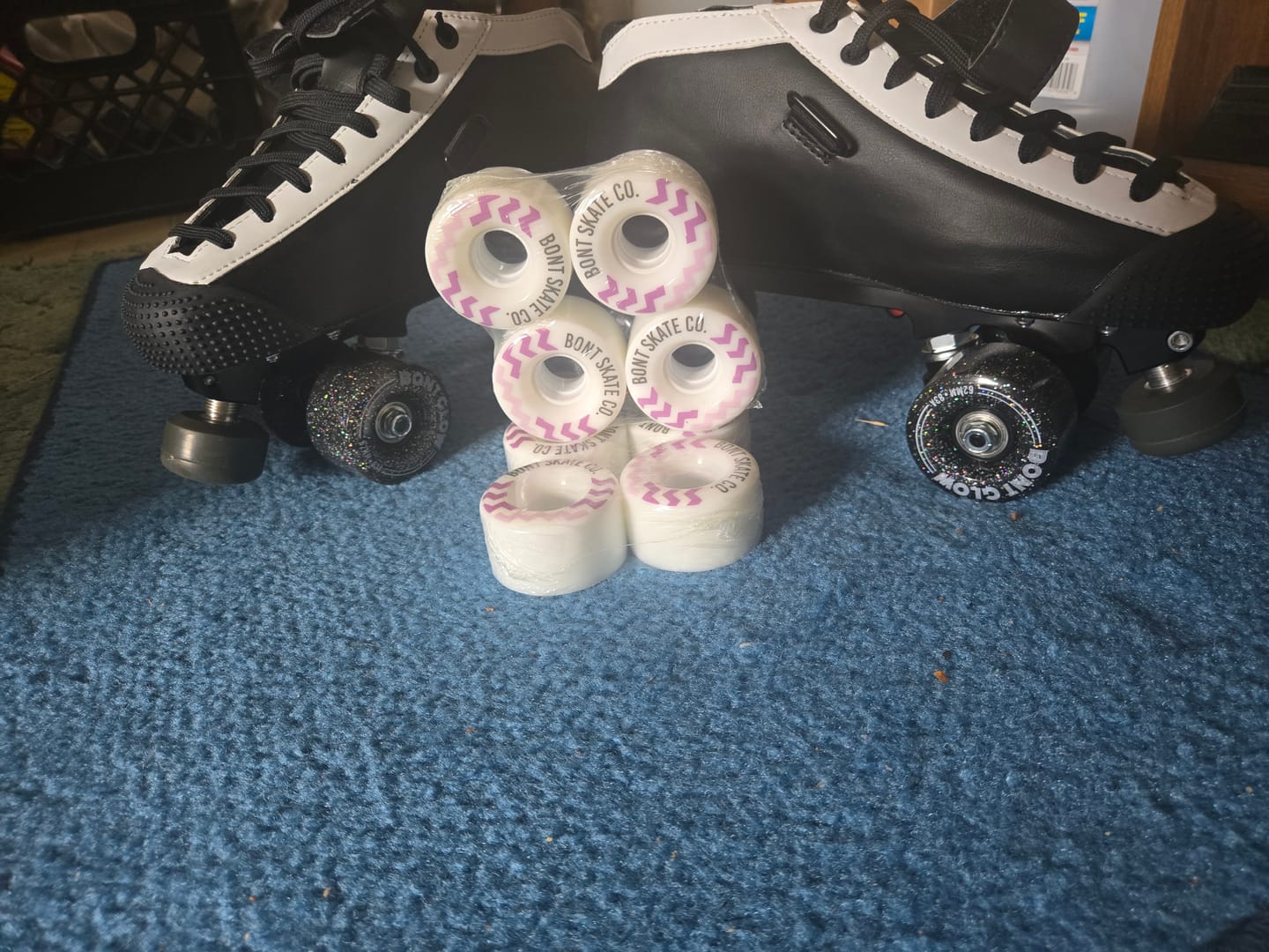 Customer photo review of Glow™ Outdoor LED Roller Skate Wheels