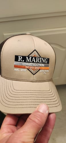 Customer photo review of Embroidered 112 Style Trucker Hat