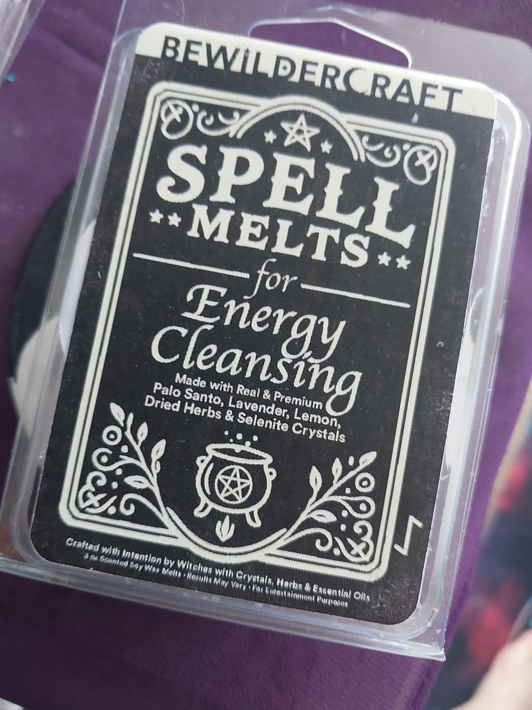 Customer photo review of Spell Melts for Energy Cleansing Wax Melts