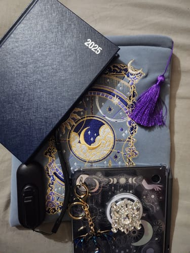 Customer photo review of Otherworldly Book Sleeve- Blue