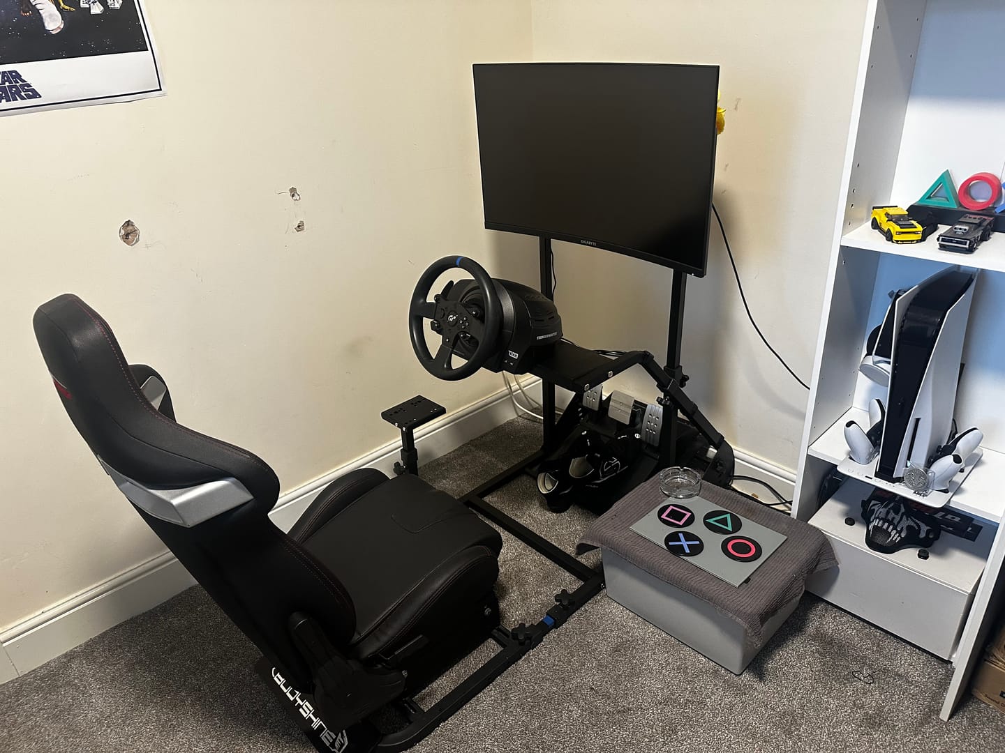 Customer photo review of ART Simulator Single Monitor Mount