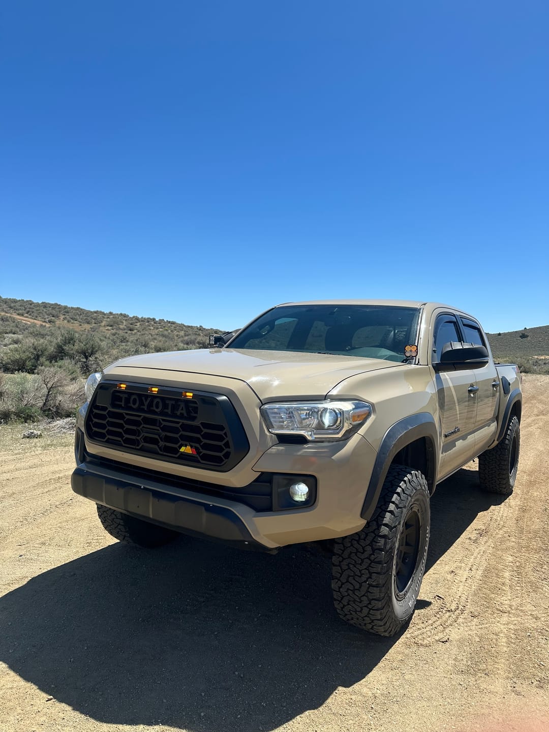 Customer photo review of 2016-2023 TACOMA SUPREME WINDOW DEFLECTORS