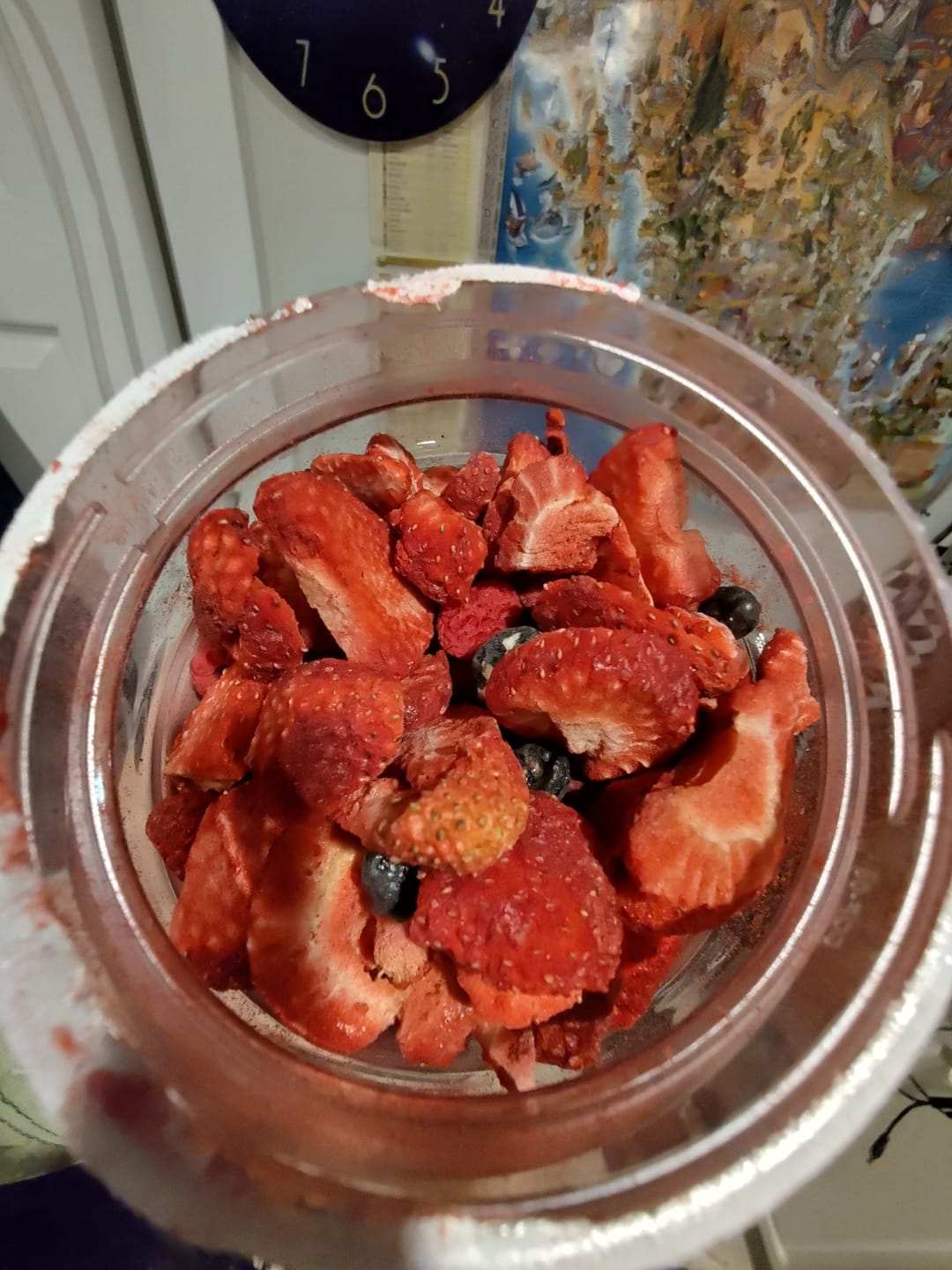 Customer photo review of Freeze Dried Strawberries (Sliced)
