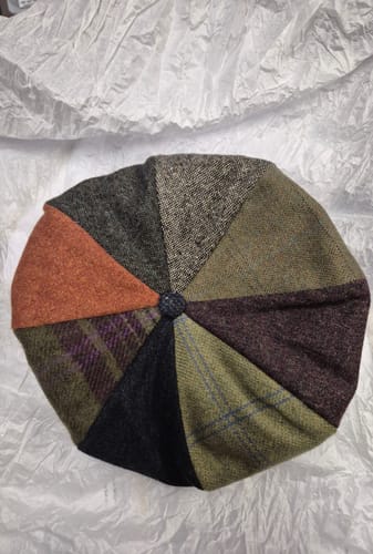 Customer photo review of Eight Piece Cap Patchwork Tweed