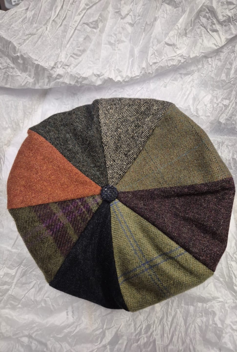 Customer photo review of Eight Piece Cap Patchwork Tweed