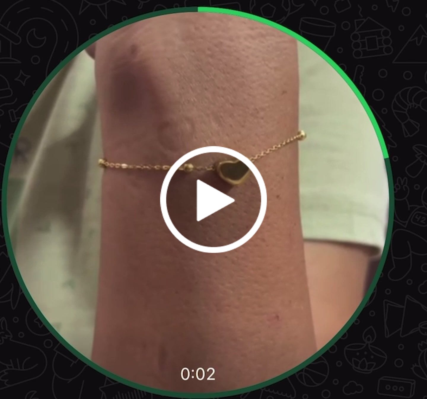 Customer video review of Gold Open Fluid Ring