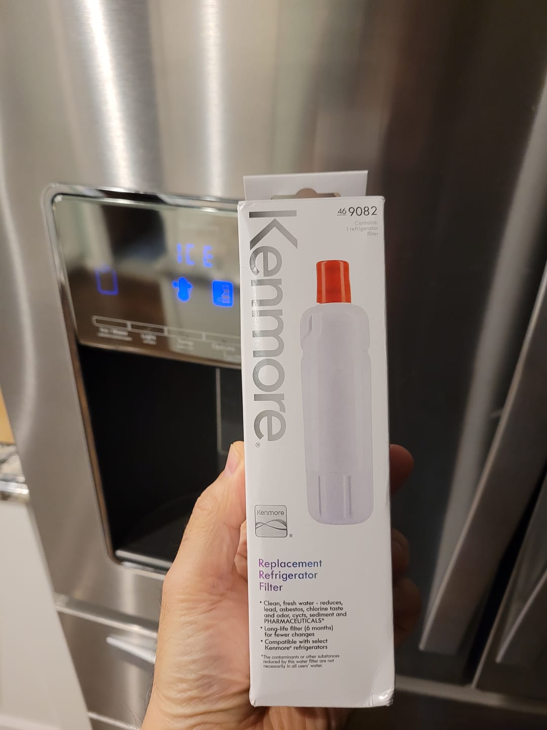 Customer photo review of Kenmore 9082 Replacement Refrigerator Water Filter