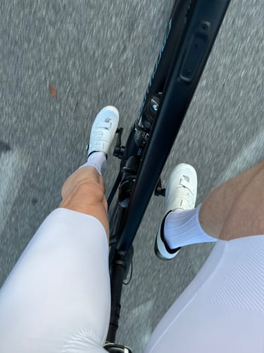 Customer photo review of LIFTTINT 2.X BIB SHORTS - WHITE