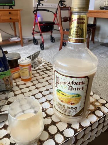 Customer photo review of Pennsylvania Dutch Egg Nog Cream Liqueur (1.75L)