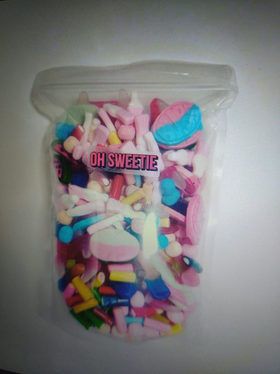 Customer photo review of Build Your Own Pick and Mix Sweets Bag – Over 100 to Choose From