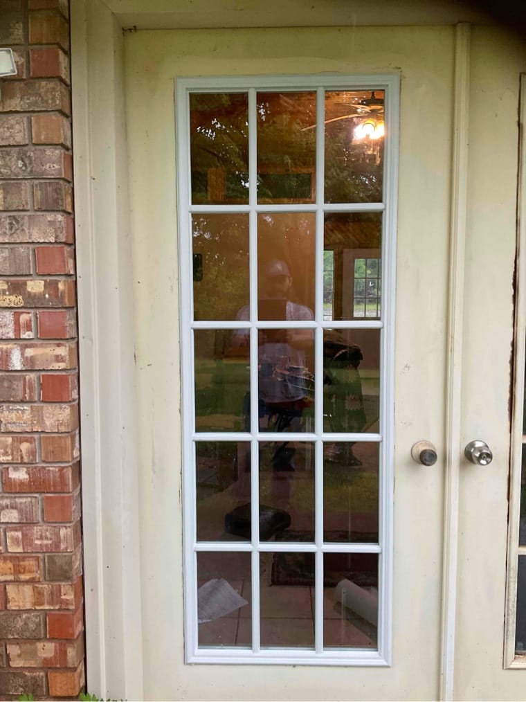 Customer photo review of Clear 15 Lite Glass and Frame Kit (Full Lite)