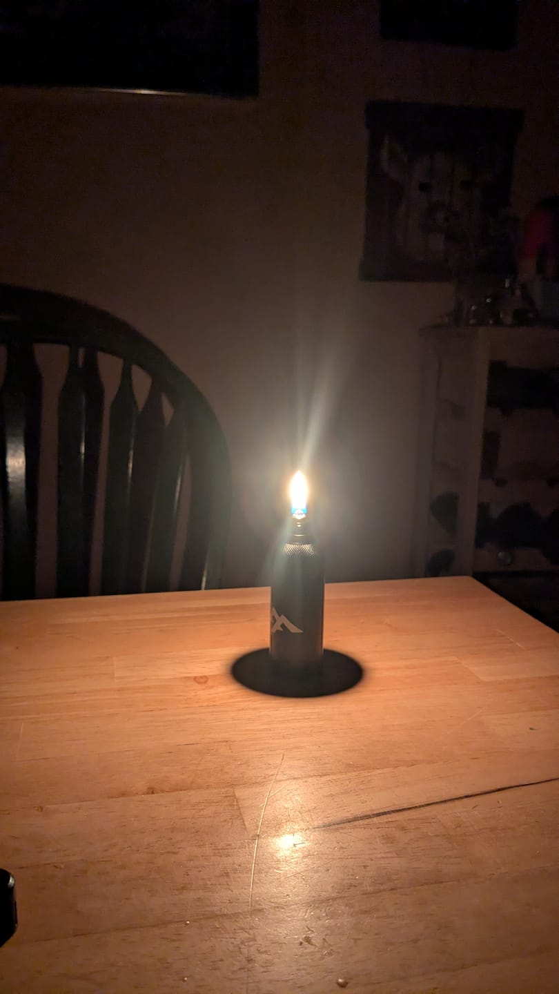 Customer photo review of Oil Inserts for Use with UCO Original Lanterns