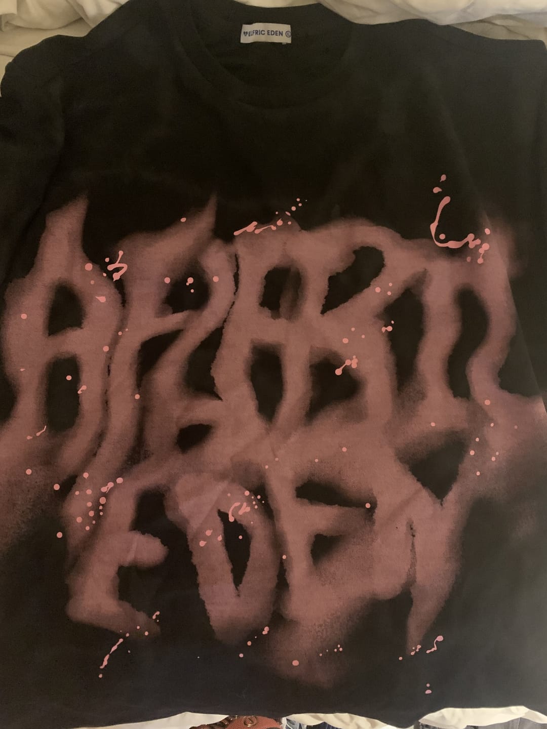 Customer photo review of Aelfric Eden Washed Abstract Graphic Tee