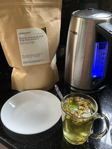 Customer photo review of Blood Sugar Tea Blend For Pregnancy