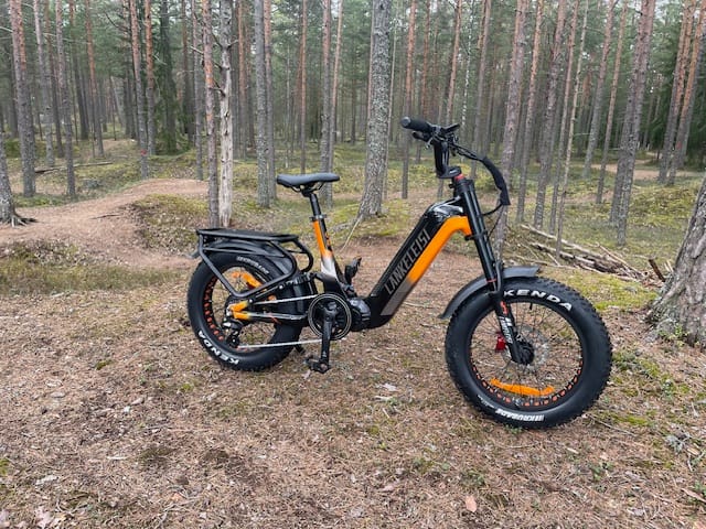 Customer photo review of Lankeleisi RX800 Plus 1000W 20" Fat Bike 960Wh Full Suspension Electric Bike 48V 20Ah Battery SUV E-Bike